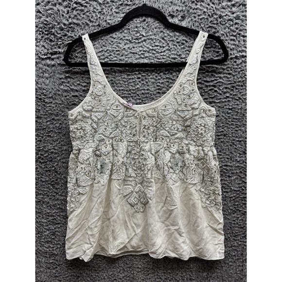 Calypso Saint‎ Barth Women's EdiaSleeveless Beaded Sequin Tank Top Size XS NWT - Picture 2 of 12